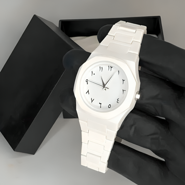Black Arabic Aura Watch