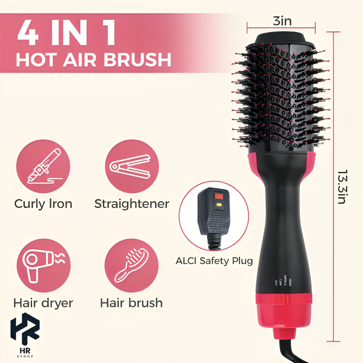 One Step Hot Air Brush (Dryer + Styler)