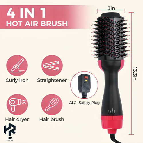 One Step Hot Air Brush (Dryer + Styler)